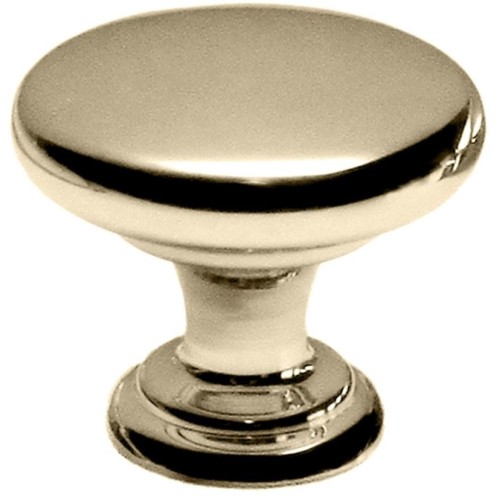 Kitchen Handles - Round Knob, 32mm Diameter, Polished Nickel