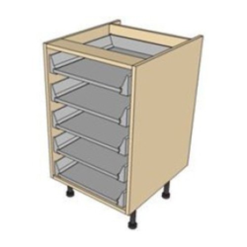 Kitchen Units - 720mmx800mmx560mm Five Drawer Legrabox Base Cabinet