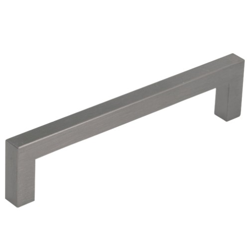 Kitchen Handles - Square D-Handle 128mm Brushed Anthracite