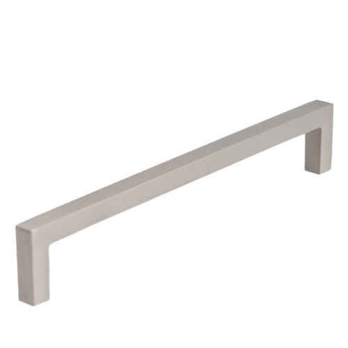 Kitchen Handles - Slimline D-Handle, 224mm, Brushed Nickel