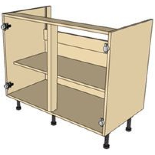 Kitchen Units - 900mm Highline Sink Double Base Unit