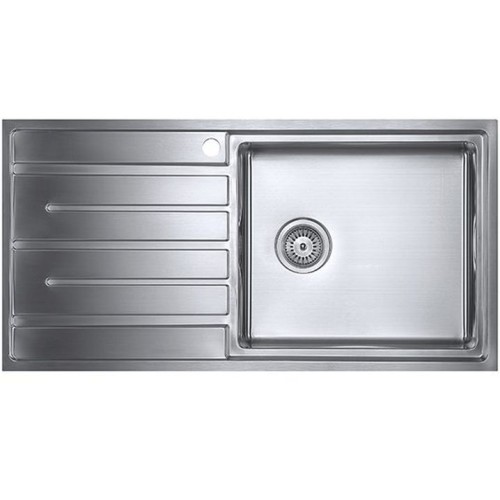 The 1810 Company - Forzauno 100i Large BBR Sngl Bowl Sink/Drnr ''FOR YELLOW PK'