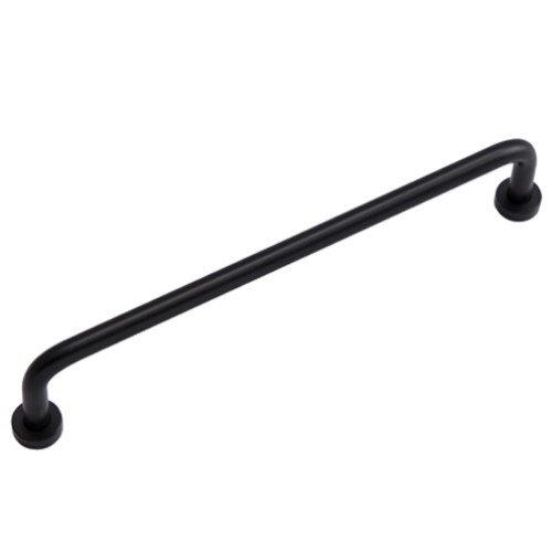 Kitchen Handles - Stepped D-Handle, 160mm, Matte Black
