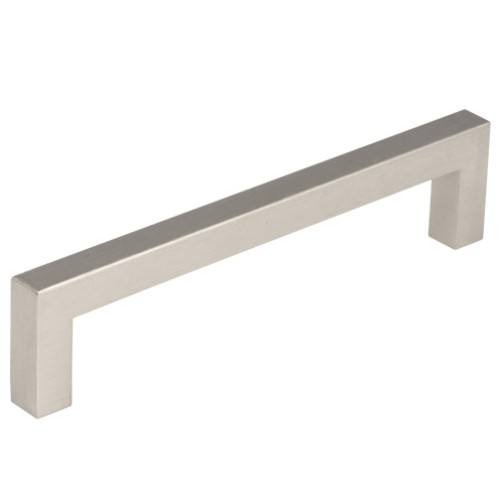 Kitchen Handles - Square D-Handle, 128mm, Inox