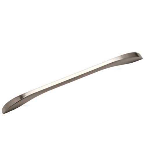 Kitchen Handles - Slimline Bow Handle 255mm Brushed Nickel