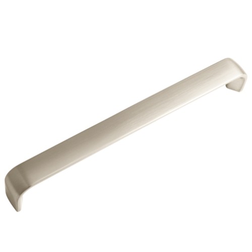 Kitchen Handles - Rounded D-Handle, 160mm, Brushed Nickel