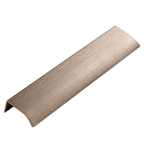 Kitchen Handles - Trim, Rear Fixed, 60mm, Brushed Brass