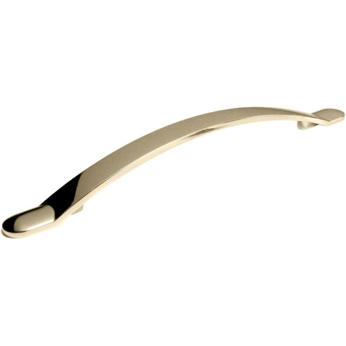 Kitchen Handles - Bow Handle, 160mm, Polished Nickel
