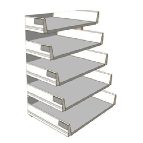 Kitchen Units - 660mmx600mmx290mm 8 Drawer Base Cabinet 660mm High 290mm Dee