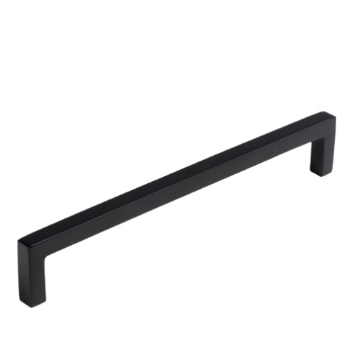 Kitchen Handles - Slimline D-Handle, 224mm, Matte Black