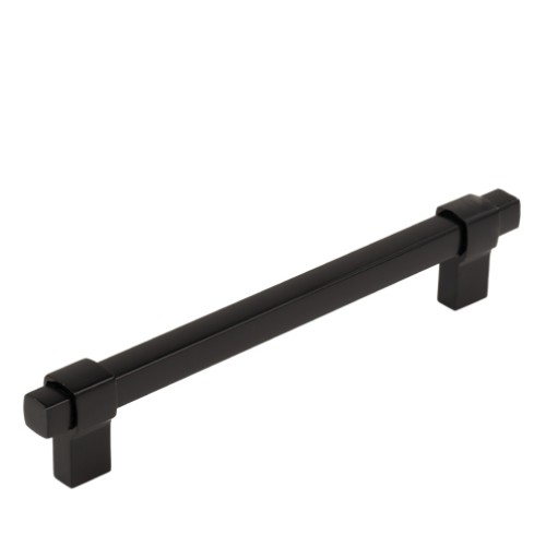 Kitchen Handles - Square Bar Handle, 160mm, Matte Black